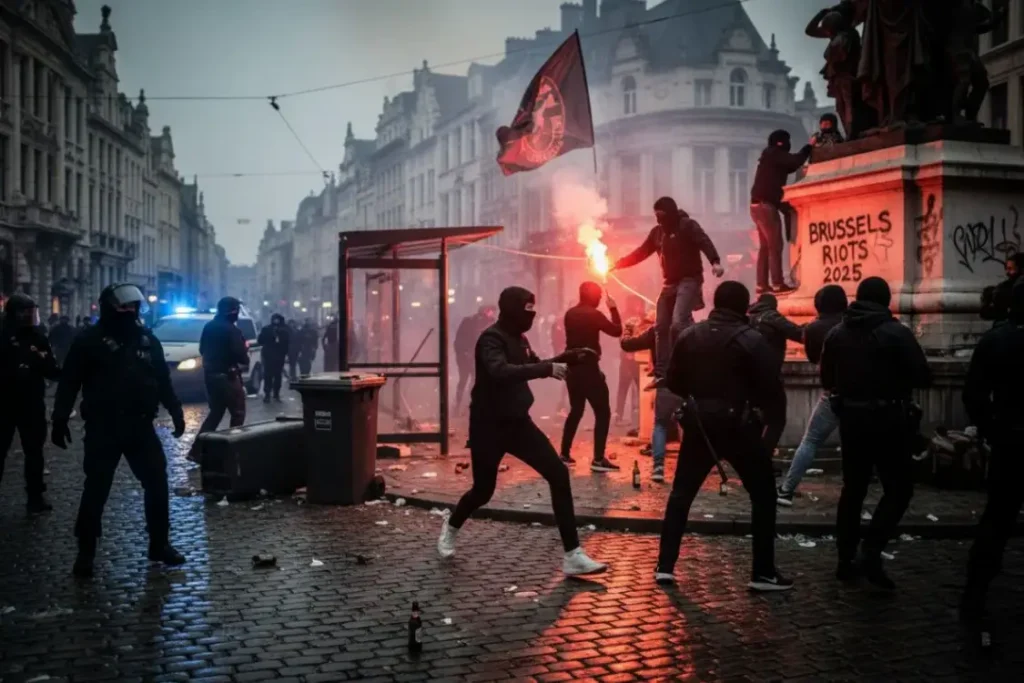 Когда болельщики выходят за рамки: уроки дебошей в Брюсселе 2025