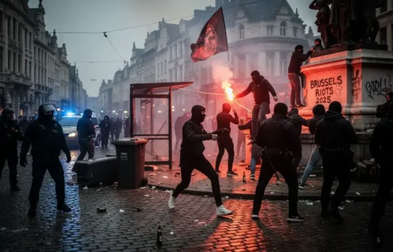 Когда болельщики выходят за рамки: уроки дебошей в Брюсселе 2025 Когда болельщики выходят за рамки: уроки дебошей в Брюсселе 2025